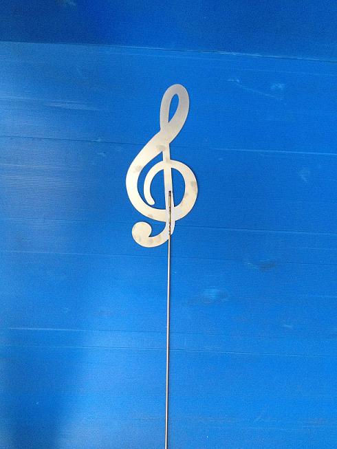 Notenschlüssel mit Stange